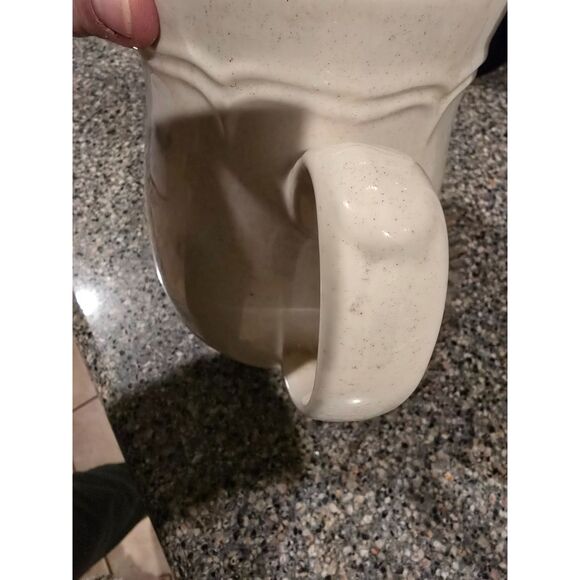 International China Marmalade 64 OZ Ceramic Pitcher 7 1/4 Stoneware Geese Blue - Picture 3 of 5